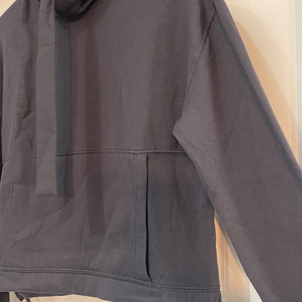 Club Monaco Navy Blue over sized hoodie - Picture 3 of 5
